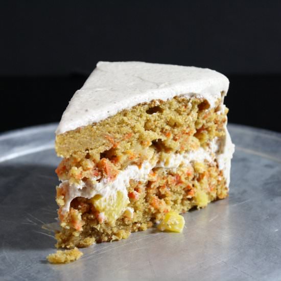 Carrot Cake with Pecan Cream Frosting - Recipe photo by iwishbakingwasmyrealjob