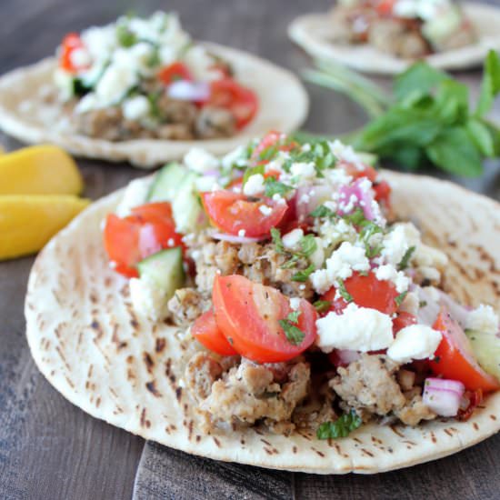 Greek Turkey Tacos - Recipe photo by Whitney Bond
