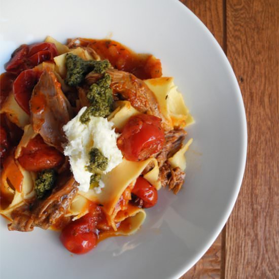 Slow-Roasted Lamb Pasta - Recipe photo by tilli.ruzmarin