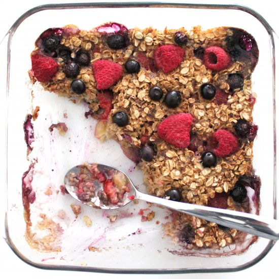 Berry Baked Oatmeal (Vegan) - Recipe photo by TediSarah