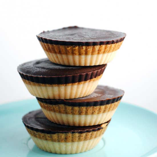 Triple Layer Coconut Oil Cups - Recipe photo by TheBlenderist