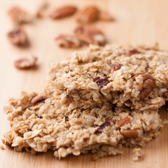 Coconut Pecan Maple Granola - Recipe photo by mywifecancook