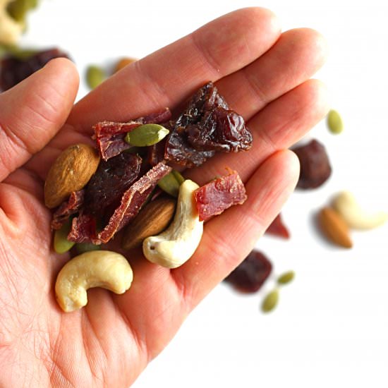 Beef Jerky & Cherry Trail Mix - Recipe photo by justjfaye