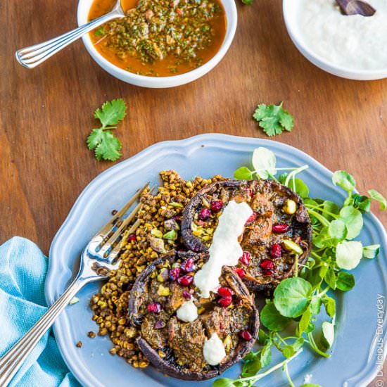 Chermoula Baked Mushrooms - Recipe photo by deliciouseveryday