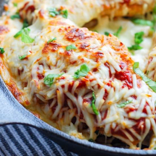 Chicken Parmesan Alfredo - Recipe photo by prettylittleapron