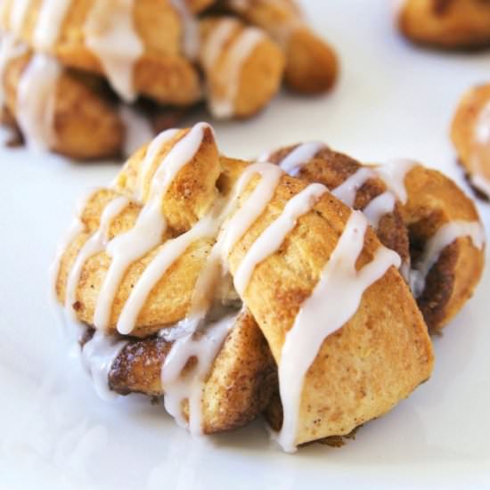 Cinnamon Sugar Twisted Knots - Recipe photo by thetastybite