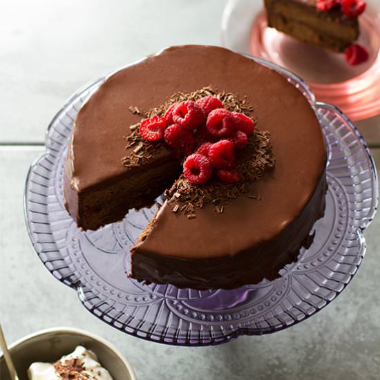 {Sachertorte} Vienna Chocolate Cake - Recipe photo by SaltandWind