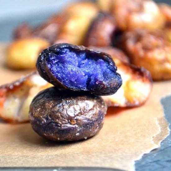 Half Smashed Mini Potatoes - Recipe photo by foodhighs