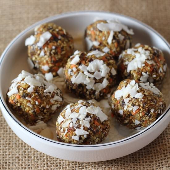Carrot Cake Protein Bites - Recipe photo by Cooking Onions