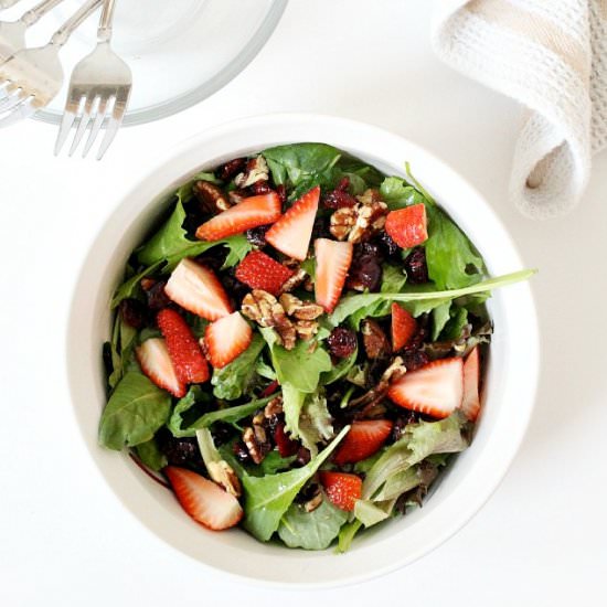 Strawberry Pecan Salad with Maple - Recipe photo by The Best of this Life