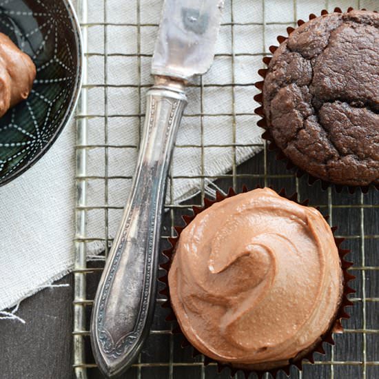 Paleo Chocolate Cupcakes for Two - Recipe photo by AnEdibleMosaic
