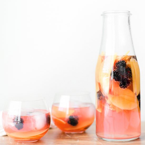 Mango & Blackberry Sangria - Recipe photo by laurenkelp