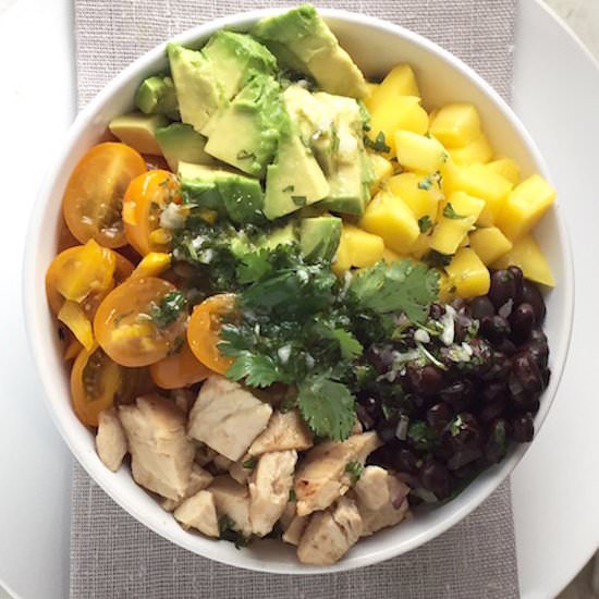 Healthy Chicken & Rice Bowl - Recipe photo by theoptimalistkitchen