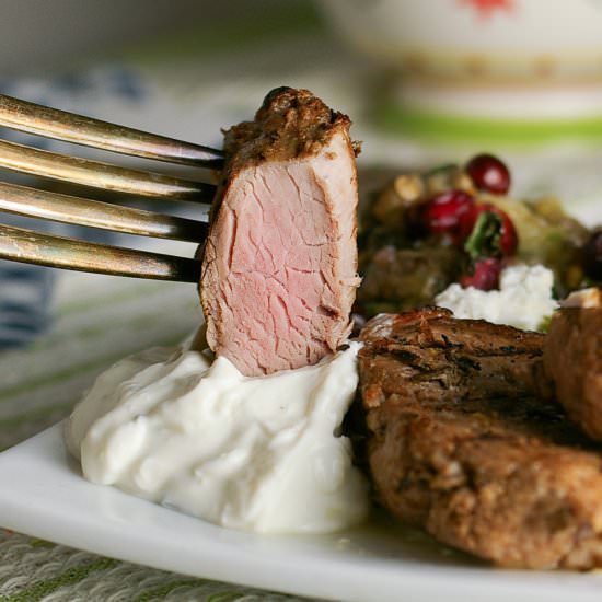 Sous Vide Pork Souvlaki - Recipe photo by theyumyumfactor