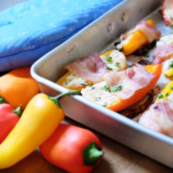 Bacon and Cream Cheese Mini Peppers - Recipe photo by budgetpantry.com