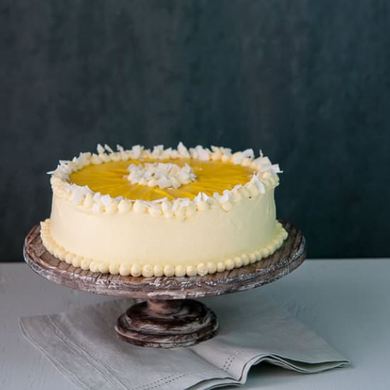 Mango Coconut Chiffon Cake - Recipe photo by hungryrabbitnyc
