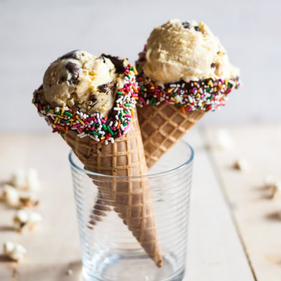 Popcorn Ice Cream - Recipe photo by cookienameddesire