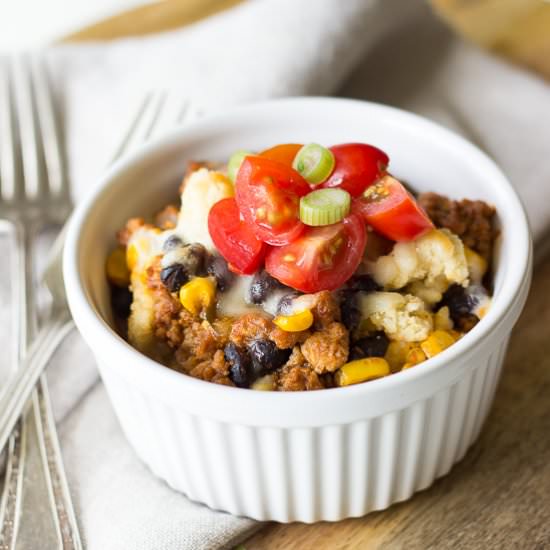 Cinco de Mayo Turkey Tamale Bowls - Recipe photo by thebeachhousekitchen