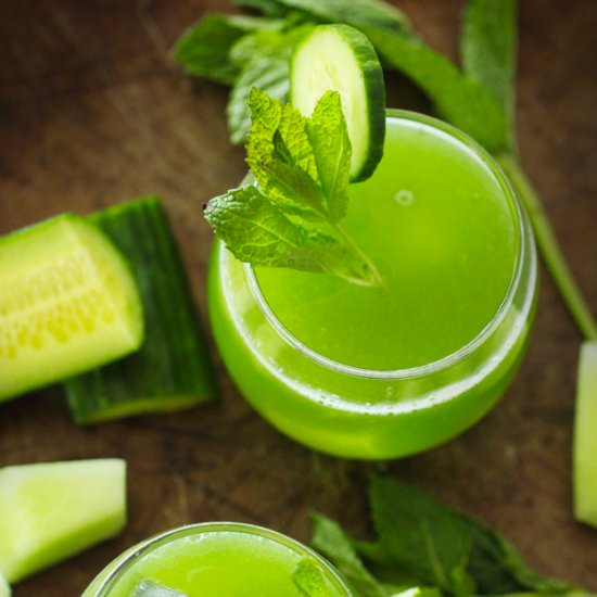 Minty Melon Cocktails - Recipe photo by portandfin