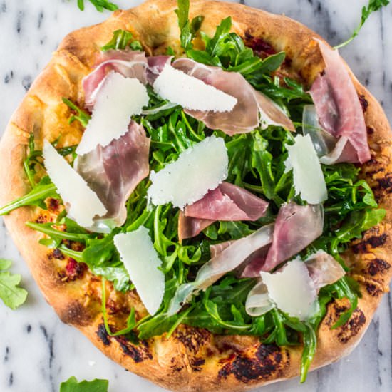 Arugula and Prosciutto Pizza - Recipe photo by Oliviascuisine