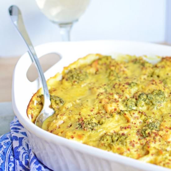 Light Chicken Quinoa Divan - Recipe photo by SimpleSeasonal