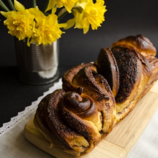 Treccia Russa Brioche - Recipe photo by Biochimist_la_cratita