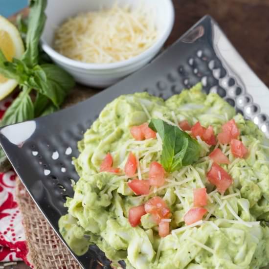 Creamy Avocado Fettuccine - Recipe photo by ezpzmealz