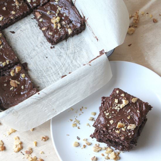 Grandma's Fudge Square - Recipe photo by busybakerblog
