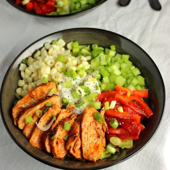 Buffalo Chicken Salad - Recipe photo by Simply Playful Fare