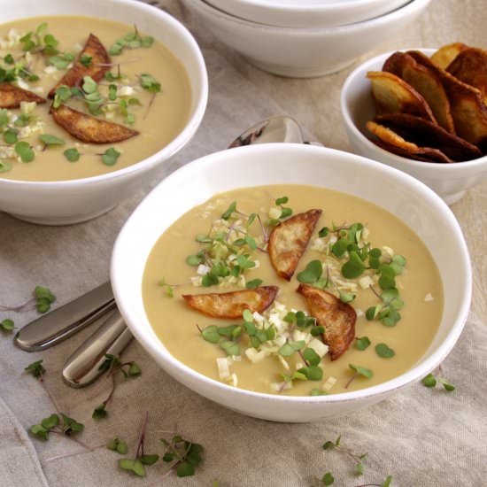 Potato Leek Soup - Recipe photo by From the Athletes Kitchen