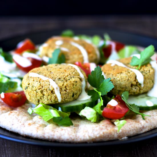 Healthy Baked Falafel - Recipe photo by The Foodie Physician