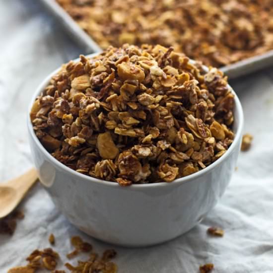 White Chocolate Granola - Recipe photo by cookingforkeeps