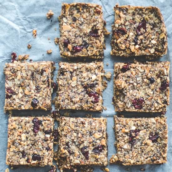 Cranberry Granola Bars - Recipe photo by bakingmagique