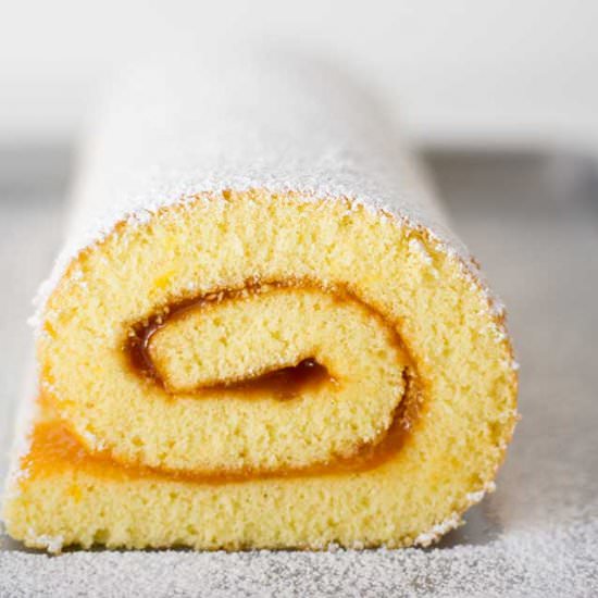 Apricot Swiss Roll - Recipe photo by bowsessed