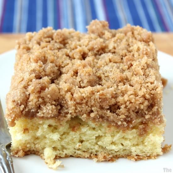 Streusel Coffee Cake - Recipe photo by thesemisweetsisters