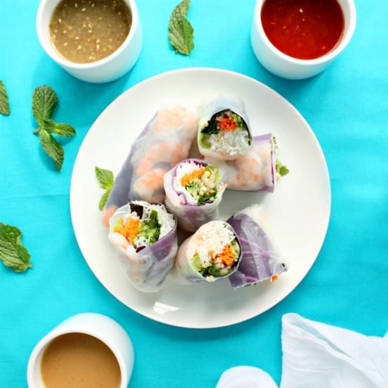 Shrimp Summer Rolls - Recipe photo by Wozz Kitchen Creations
