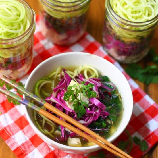 Mason Jar "Instant" Ramen Zoodles - Recipe photo by strictlydelicious