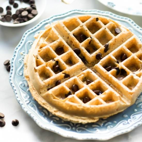 Almond Butter Waffles - Recipe photo by PrimaveraKitchen