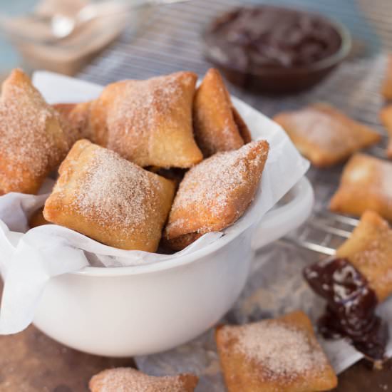 Cinnamon Cream Cheese Churro Bites - Recipe photo by ezpzmealz