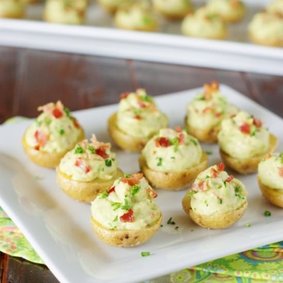 Guacamole Potato Bites - Recipe photo by thekitchenismyplayground