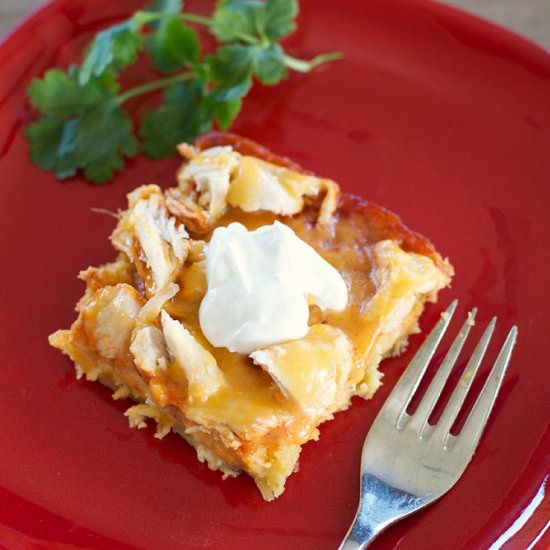 Chicken Tamale Casserole - Recipe photo by joyful scribblings