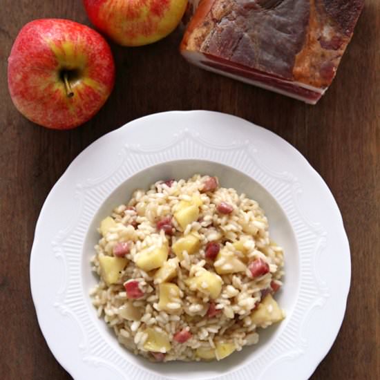 Speck and Apple Risotto - Recipe photo by Fotokulinarnie