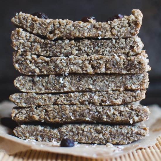 Raw Sesame Coconut Bars - Recipe photo by ediblyeducated
