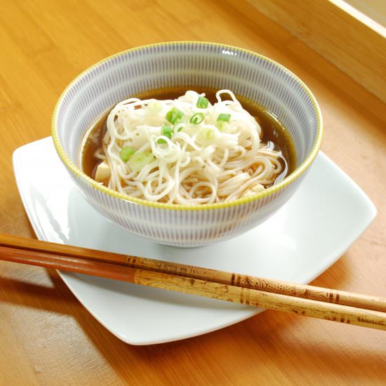 Noodles in Green Tea Broth - Recipe photo by kristinkitchen