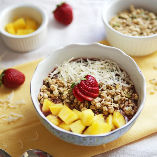 Tropical Acai Bowls - Recipe photo by MontalvoCountryKitchen