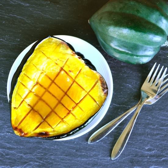 Maple Baked Acorn Squash - Recipe photo by twothirdscup