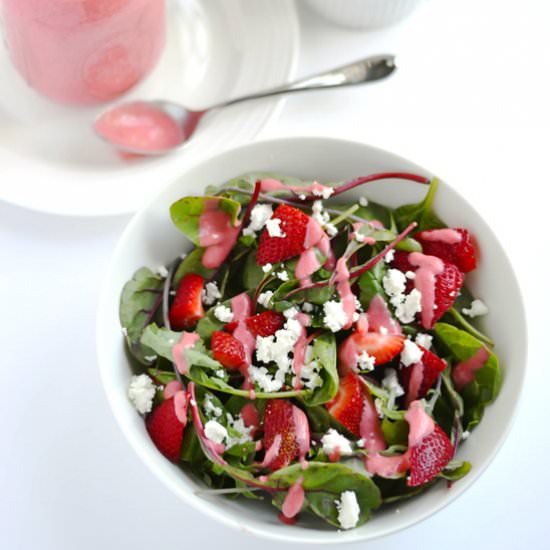 Easy Strawberry Vinaigrette - Recipe photo by apinchofhealthy