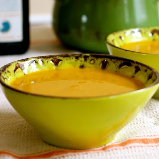 Ginger Carrot Cream Soup - Recipe photo by Healthyummies