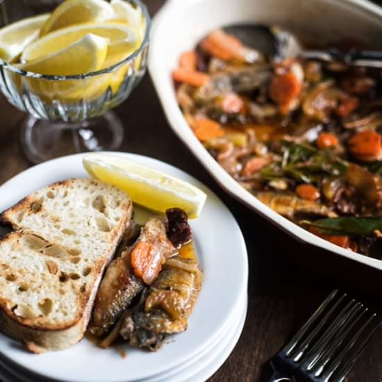 Sardine Escabeche - Recipe photo by SisBoomBlog