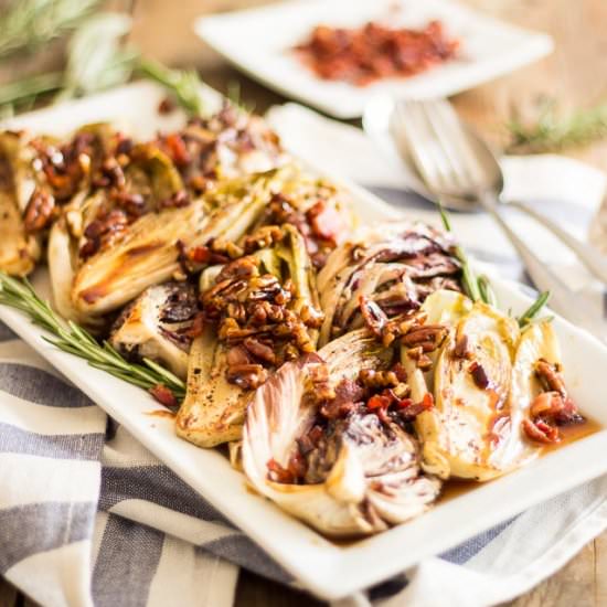 Belgian Endives and Radicchio - Recipe photo by The Healthy Foodie